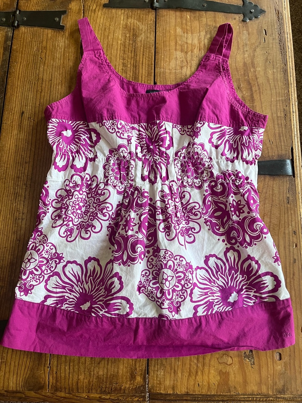 Tommy Hilfiger Fuchsia Floral Tank Top